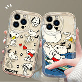 Transparent Snoopy Phone Case for iPhone
